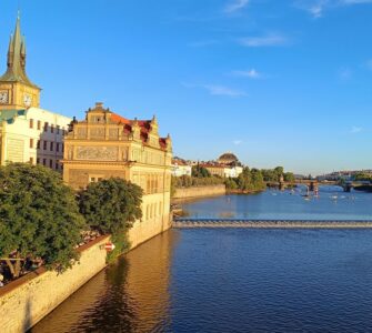 Prague restaurant Czech restaurant by the river