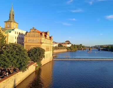 Prague restaurant Czech restaurant by the river