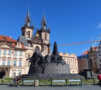 Old Town Square in Prague with historic buildings